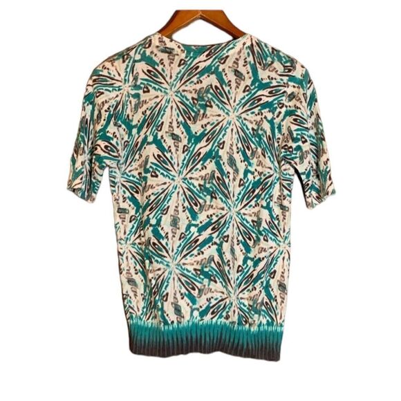 3 for  $30! Ann Taylor patterned short sleeve cardigan - Picture 8 of 10